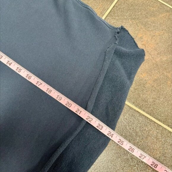 Frank & Eileen Olive Short Sleeve Original Capelet Sweatshirt Navy Blue One Size - Picture 8 of 11